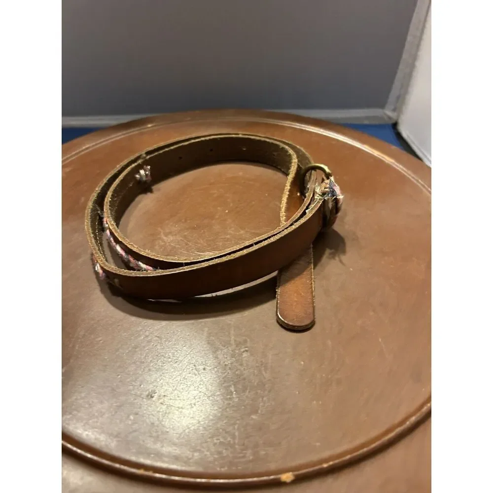 AEO American Eagle‎ Outfitters Tan Leather BELT SIZE S - 38
